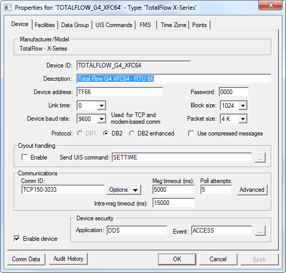 Totalflow EIE - Device Page Totalflow EIE - Device Page